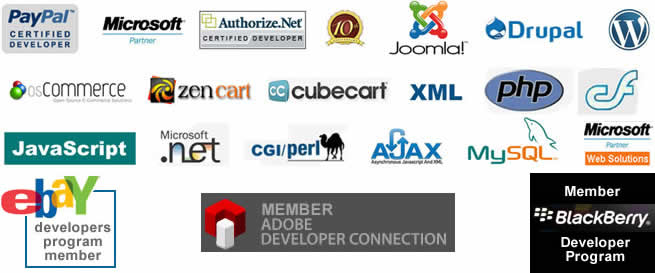 Programming Skills include - PayPal, Authorize.net, Joomla, Drupal, WordPress, osCommerce, Zen cart. Cubecart, XML, PHP, Flash, JavaScript, CGI/Perl, Ajax and MySQL